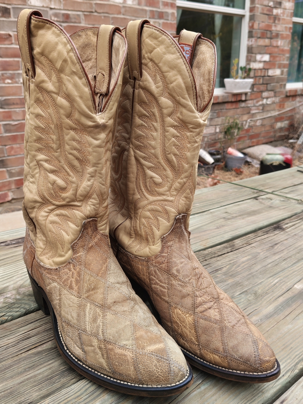 Patchwork Elephant Boots